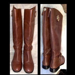 Tory Burch Adeline Belted Buckle Riding Boots!